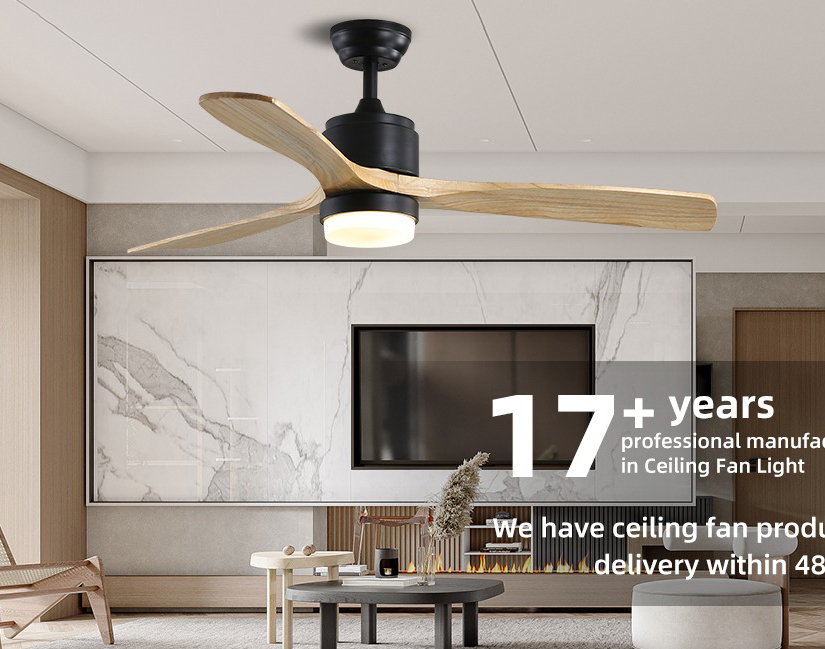 custom wood ceiling fan light
