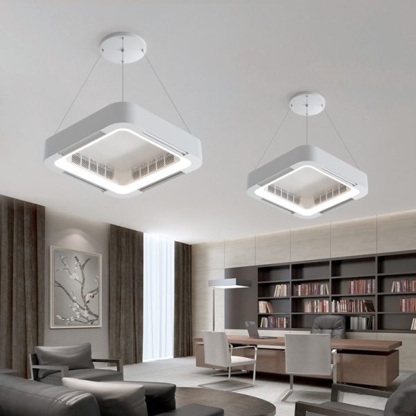 LED Bladeless Ceiling with Light