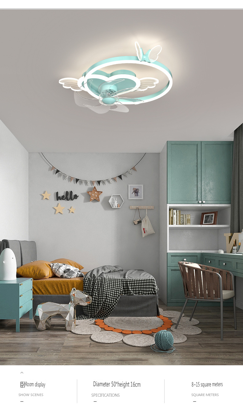 Flush mount ceiling fan 