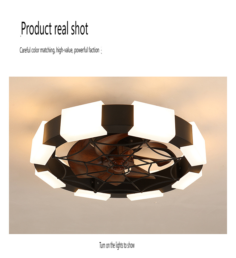 iron ceiling fan lamps