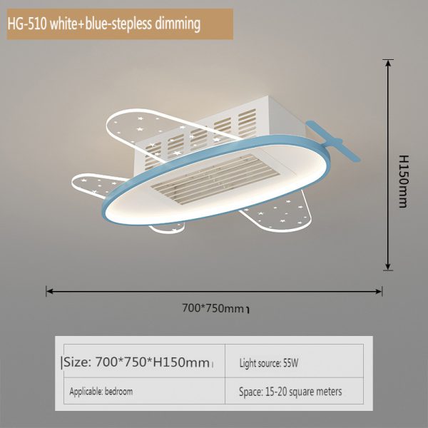 Low profile ceiling fan