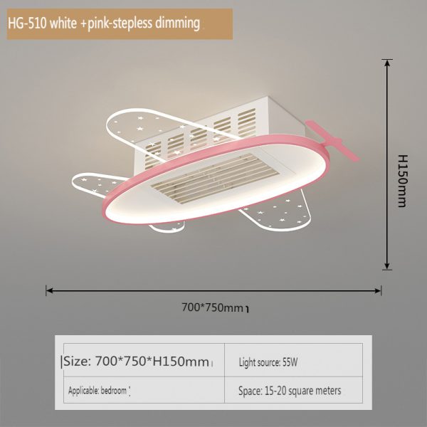 Low profile ceiling fan