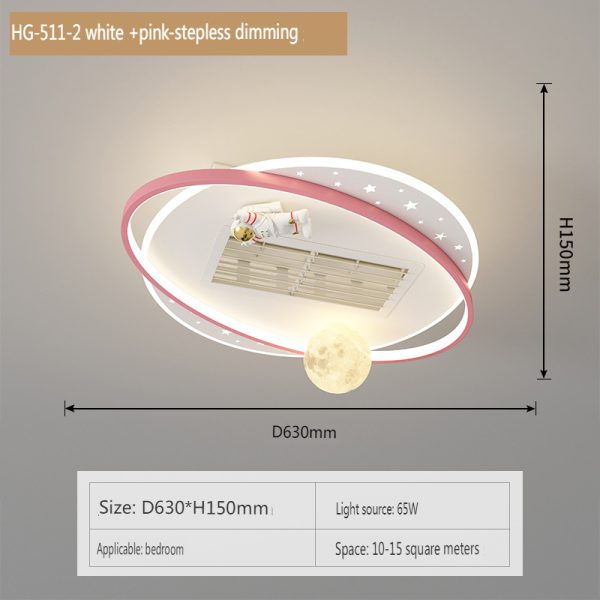 Low profile ceiling fan