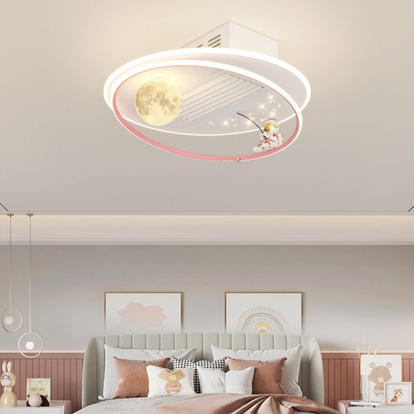 Low profile ceiling fan
