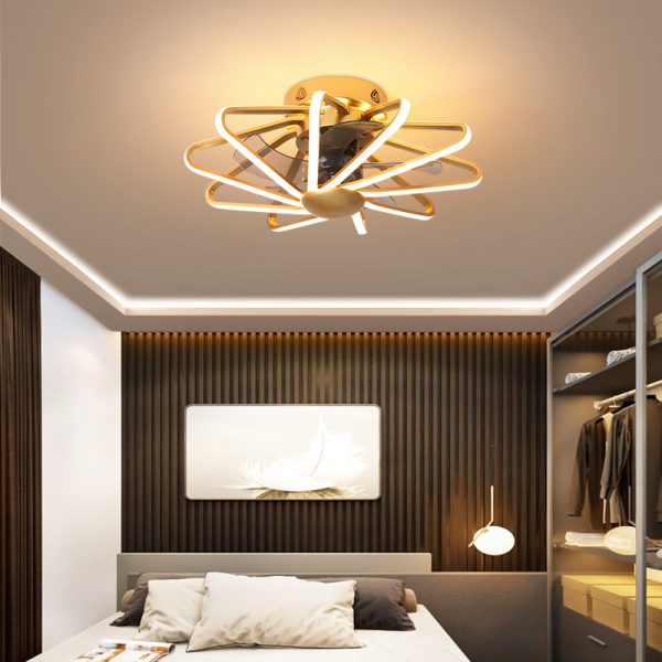 White ceiling fan light