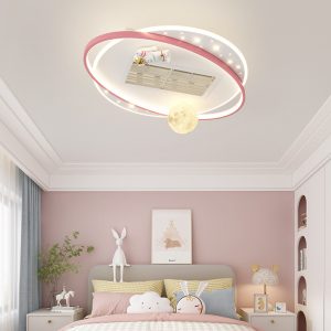 Low profile ceiling fan