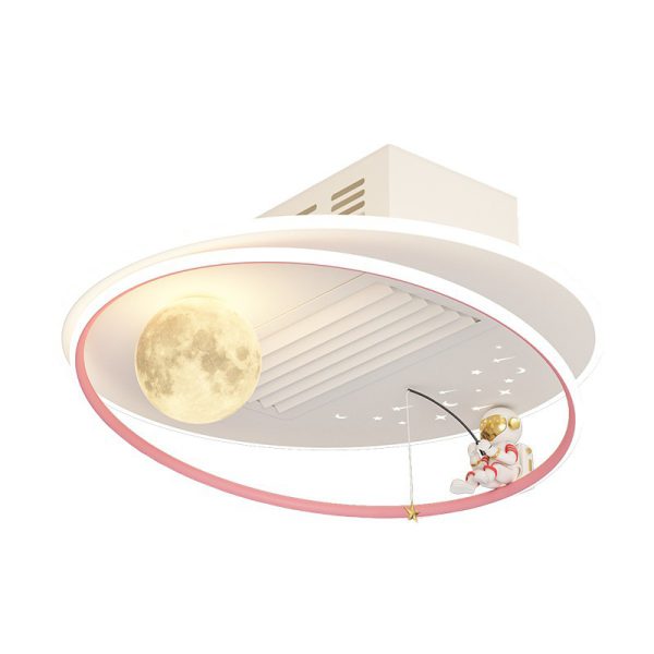 Low profile ceiling fan