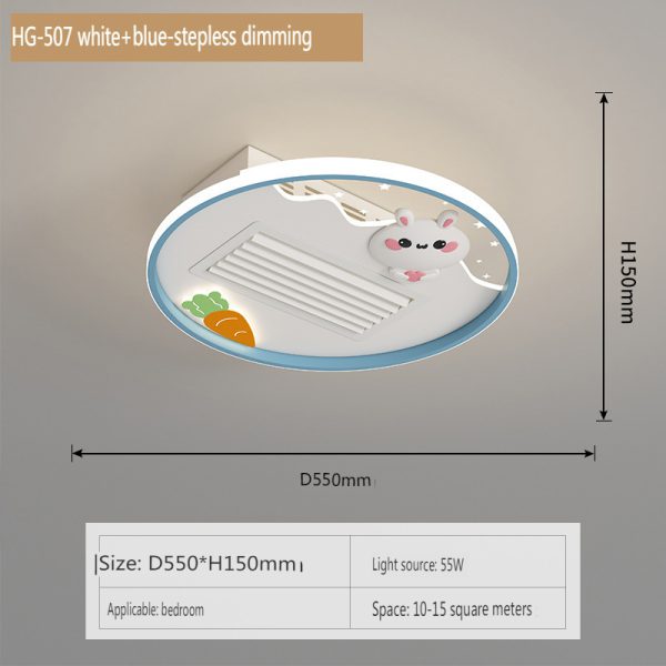 Low profile ceiling fan