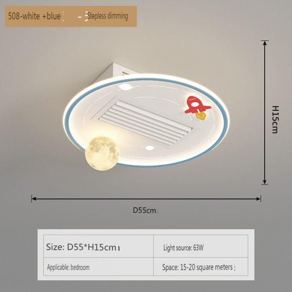 Low profile ceiling fan