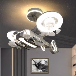 Black ceiling fan