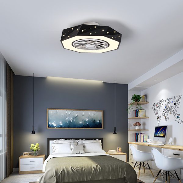 Ceiling children's bedroom fan light,