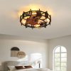 iron ceiling fan lamp