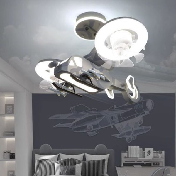 Black ceiling fan