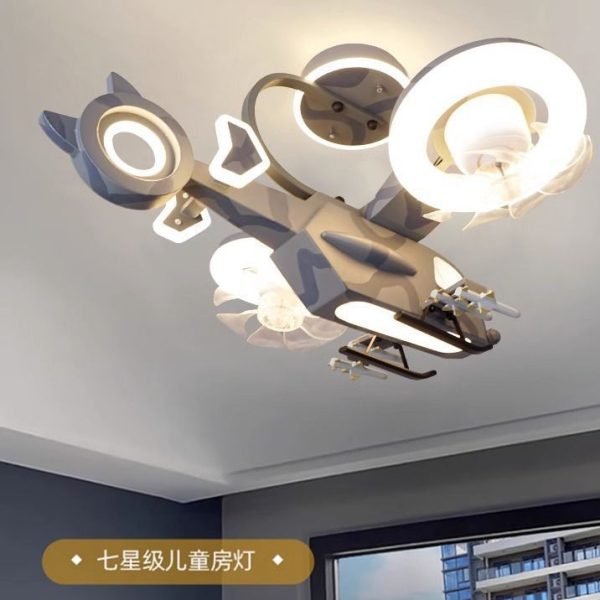 Black ceiling fan