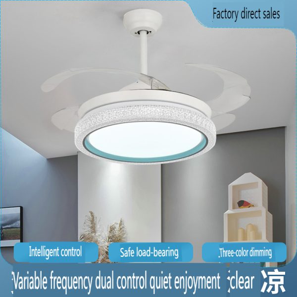Variable Frequency LED Ceiling Fan Light