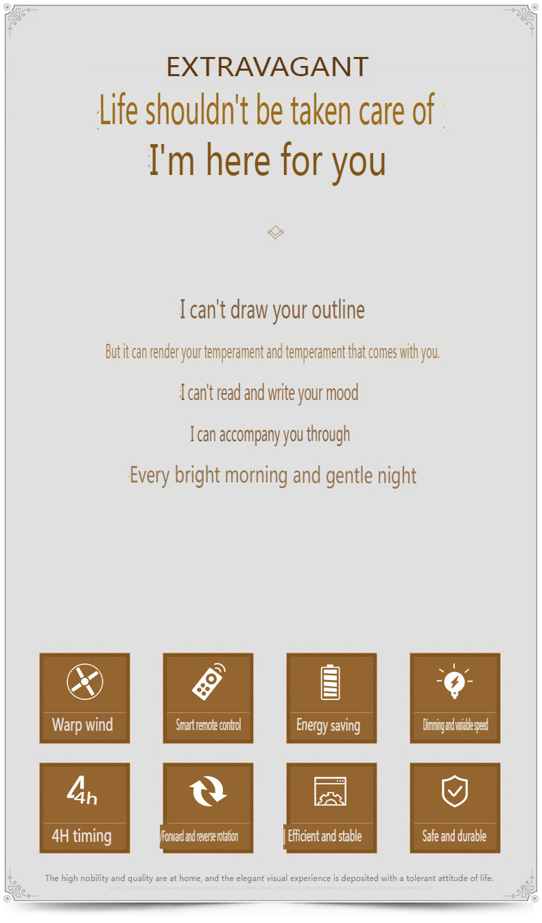Smart Crystal Ceiling Fan Light