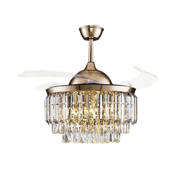 Nordic Style Living Room Invisible Ceiling Fan Light