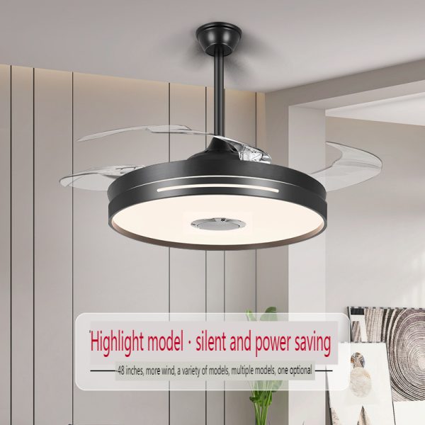 Modern Minimalist New LED Ceiling Fan Light