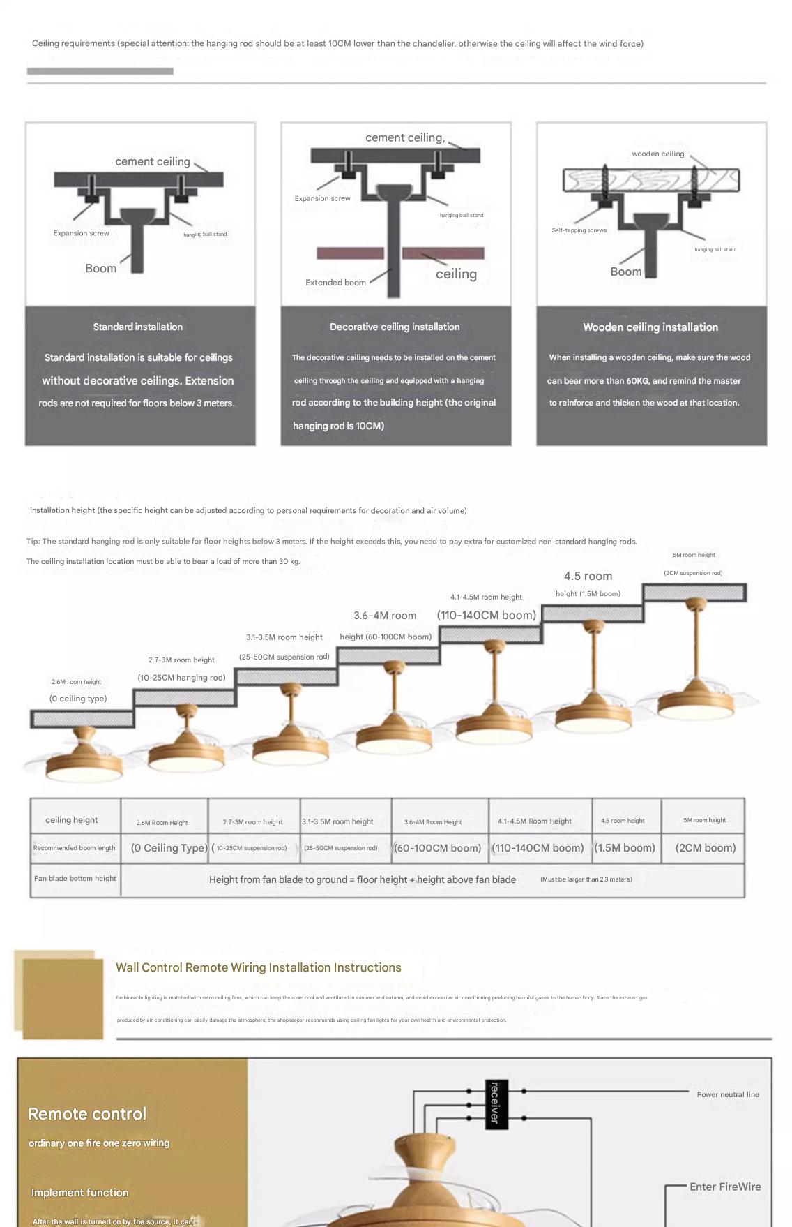 Ultra Quiet DC Ceiling Fan