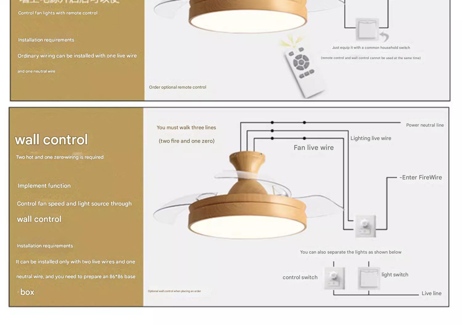 Ultra Quiet DC Ceiling Fan