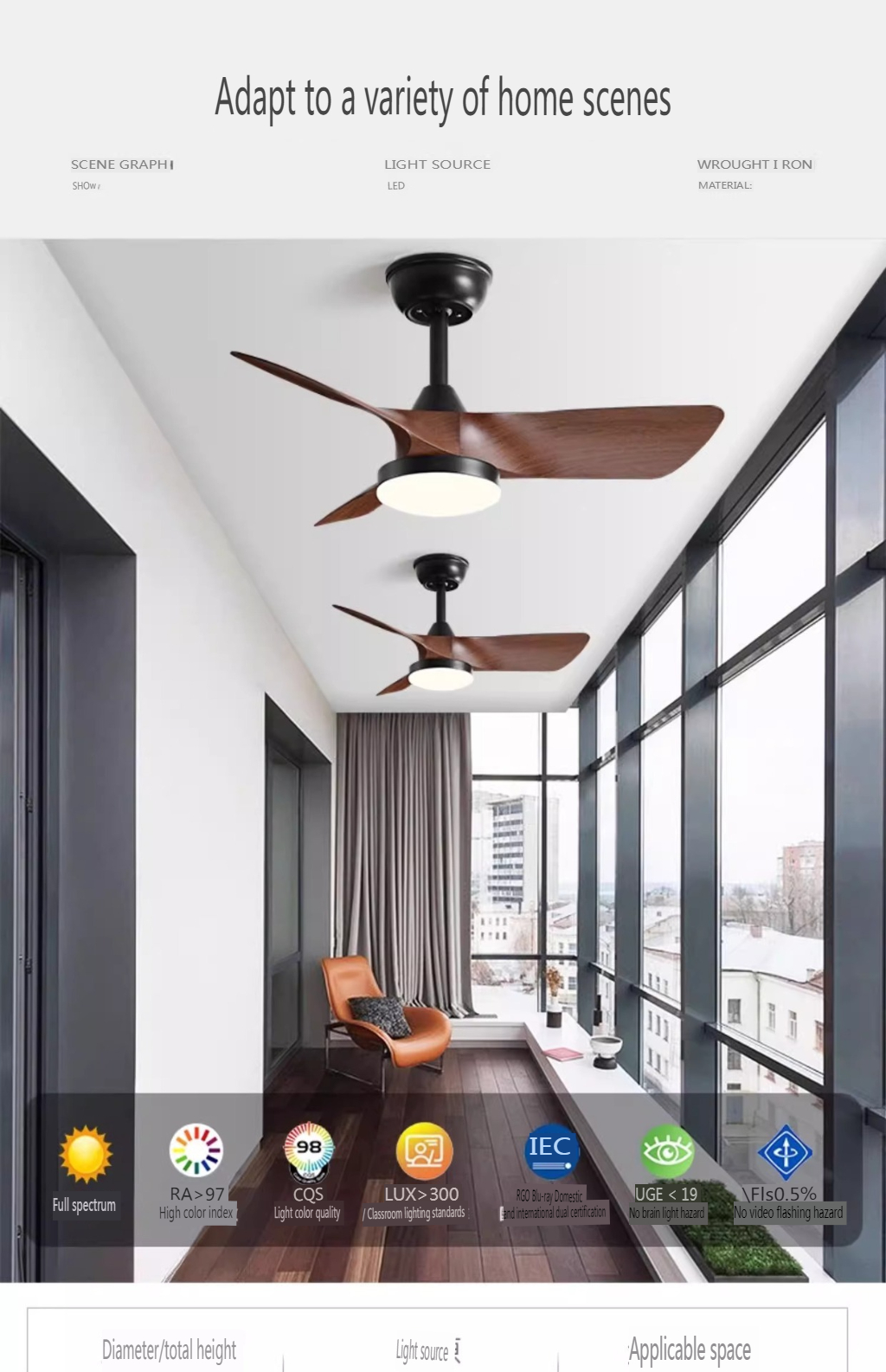 Smart Home Ceiling Fan