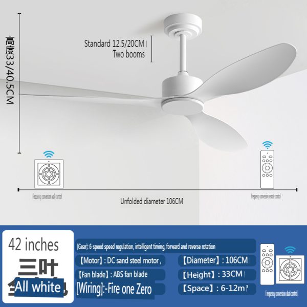 Modern Ceiling Fan with Light