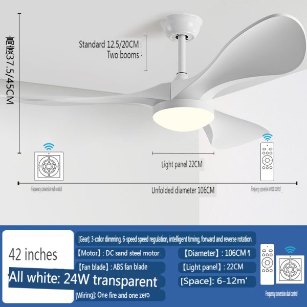 Modern Ceiling Fan with Light