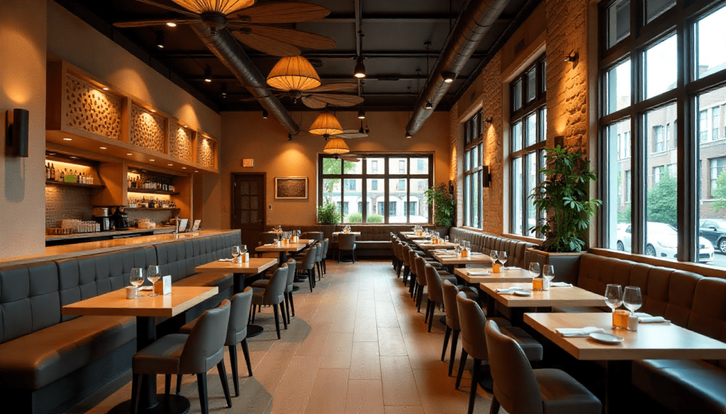 Restaurants, cafes, and bars ceiling fan